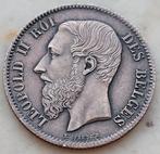 50 Cent 1899 Frans Leopold II / Topkwaliteit / Patine, Postzegels en Munten, Munten | België, Zilver, Ophalen of Verzenden, Zilver
