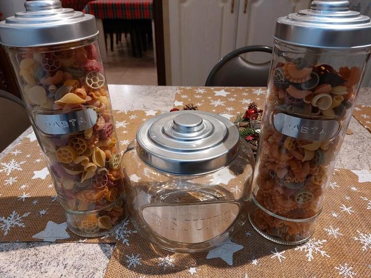 Bocaux en verre pour aliments, Maison & Meubles, Cuisine | Vaisselle, Neuf, Verre, Enlèvement