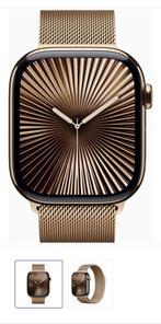 Apple watch 10 46mm TI Gold, Computers en Software, Overige Computers en Software, Ophalen, Nieuw
