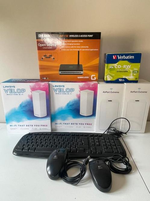 Bornes wifi - router - clavier - souris, Computers en Software, Accesspoints, Gebruikt, Ophalen
