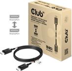 Club 3D DisplayPort 2.1 DP80 1.2m Zwart, Ophalen of Verzenden, Nieuw, Minder dan 2 meter, Overige kabels