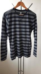 Blauw-grijs gestreept T-shirt Maat 164/ S, Enlèvement ou Envoi, Comme neuf, Hema