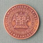 4 penningen Dendermonde numismatische Kring, Envoi, Bronze