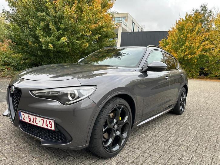 Alfa Romeo Stelvio 2.0i Q4 Veloce | Full Pano | Nieuwstaat, Auto's, Alfa Romeo, Bedrijf, Stelvio, 360° camera, 4x4, ABS, Achteruitrijcamera