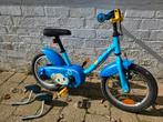 Vélo pour enfants Btwin 14 inch avec roues d'entraînement,, Vélos & Vélomoteurs, Enlèvement, Utilisé, Stabilisateurs