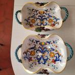 2 Vintage handgemaakte keramische schalen van Ars Deruta, Antiek en Kunst, Antiek | Keramiek en Aardewerk, Ophalen