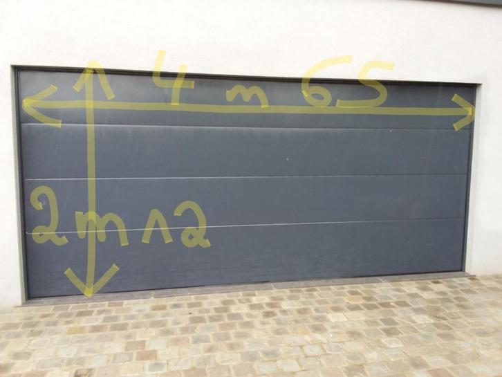 Porte garage sectionnelle HAROL RAL7016, Doe-het-zelf en Bouw, Raamkozijnen en Schuifdeuren, Gebruikt, Overige typen, Aluminium