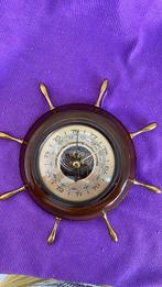 Vintage barometer met houten omlijsting., Comme neuf, Enlèvement ou Envoi