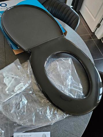 Zwarte wc bril soft close NIEUW, Enlèvement ou Envoi, Neuf