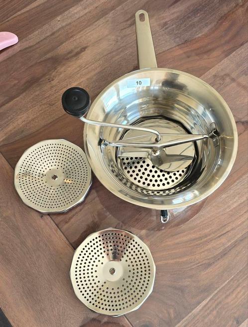 Passe-vite en inox – neuf, jamais utilisé – 3 grille, Huis en Inrichting, Keuken | Keukenbenodigdheden, Zo goed als nieuw, Ophalen of Verzenden