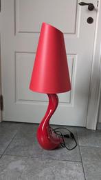 Prachtige rode tafellamp, Comme neuf, Enlèvement ou Envoi