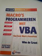 Macro's programmeren met VBA, Ophalen of Verzenden, Zo goed als nieuw