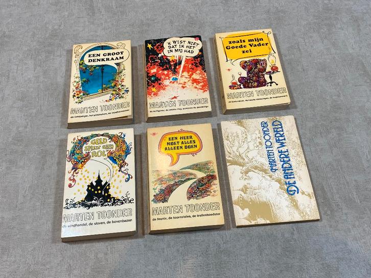Marten Toonder - Tom Poes - 6 verhalenbundels, Boeken, Stripverhalen, Gelezen, Ophalen of Verzenden