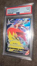 Psa 9 slab blaziken vmax, Ophalen of Verzenden, Zo goed als nieuw