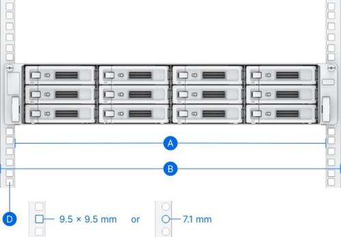 3 x Synology-railset RKS-02, Computers en Software, Serverkasten, Nieuw, Ophalen