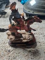 Beeld cowboy met paard, Enlèvement