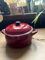 rode vintage kookpotten, Huis en Inrichting, Ophalen, Gebruikt