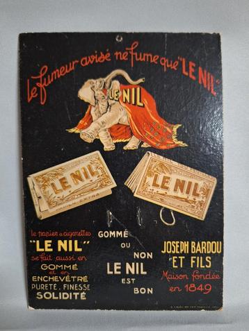 Reclame bordje Sigaretten blaadjes Le Nil beschikbaar voor biedingen