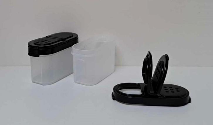 Tupperware™ « Kruidenpotjes 100 ml » x 2, Huis en Inrichting, Keuken | Tupperware, Nieuw, Bus of Trommel, Wit, Verzenden