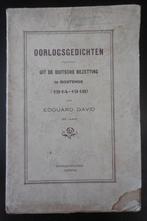 Oorlogsgedichten uit de Duitsche bezetting - E. David - 1919, Ophalen of Verzenden