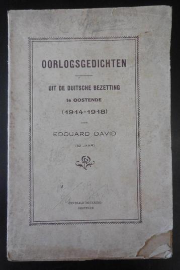Oorlogsgedichten uit de Duitsche bezetting - E. David - 1919 beschikbaar voor biedingen