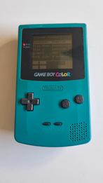 Nintendo game boy couleur turquoise, Comme neuf, Game Boy Color, Enlèvement ou Envoi