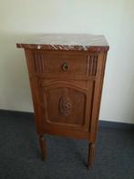 Lage kast mer bruin marmeren bovenplaat, Antiek en Kunst, Antiek | Meubels | Kasten, Ophalen