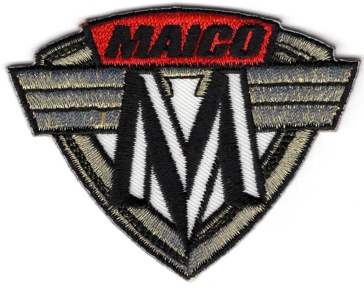 Maico stoffen opstrijk patch embleem, Motoren, Accessoires | Overige, Nieuw, Verzenden