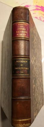 Histoire et institutions du droit romain 1884-1885 livre man, Enlèvement ou Envoi
