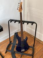 Yamaha blauwe basgitaar + versterker + kabel + gitaarzak, Muziek en Instrumenten, Snaarinstrumenten | Gitaren | Bas, Ophalen, Gebruikt