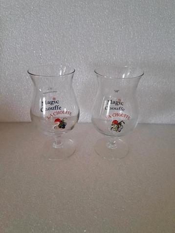 Verres Magic Chouffe, Enlèvement ou Envoi, Comme neuf, Verre à bière