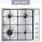 Taque gaz SMEG S64S, Comme neuf, 4 zones de cuisson, Enlèvement, Gaz