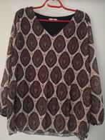 Beige blouse, Ophalen, Sans marque, Beige, Maat 42/44 (L)