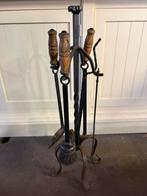 Haardset - 4 stuks - retro, Huis en Inrichting, Ophalen, Zo goed als nieuw