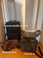 Collectie Fototassen Think Tank Manfrotto Oberwerth, Zwart, Zo goed als nieuw, Leer, Ophalen