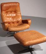 Desede DS 231 Lederen Fauteuil 1970 ( UNIEK) incl Ottoman, Huis en Inrichting, Ophalen, Gebruikt, Vintage, Leer