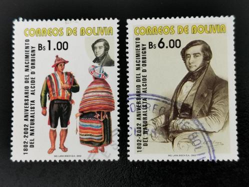 Bolivia 2002 -  Alcide d'Orbigny, Frans ontdekkingsreiziger, Postzegels en Munten, Postzegels | Amerika, Gestempeld, Zuid-Amerika