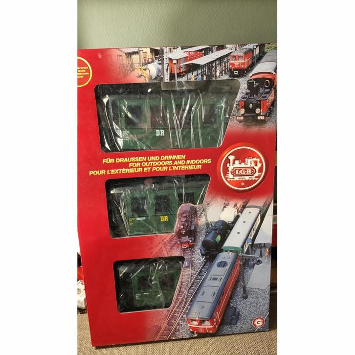 LGB 39075 G Waggonset RüKB, Hobby en Vrije tijd, Modeltreinen | Overige schalen, Nieuw, Wagon, Gelijkstroom, LGB, Ophalen of Verzenden