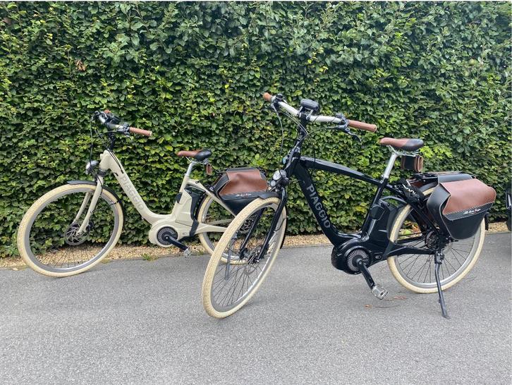 Electrische fiets (en) Piago (retro look), Fietsen en Brommers, Elektrische fietsen, Zo goed als nieuw, Overige merken, 50 km per accu of meer