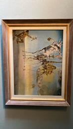 Peinture de Dali (reproduction) 67x53, Maison & Meubles, Accessoires pour la Maison | Cadres, Bois, Utilisé, Enlèvement ou Envoi