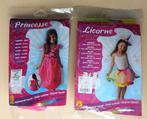 Prinses (8-10 jaar) en eenhoornkostuum (4-6 jaar),, Ophalen, Zo goed als nieuw