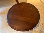 Eiken, ronde bijzettafel - 80 cm diameter, Ophalen, Zo goed als nieuw