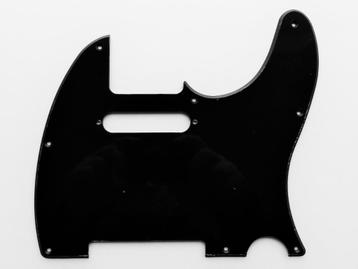 Zwarte Telecaster slagplaat 8 gaten / 1-laags (1-ply) NIEUW! beschikbaar voor biedingen