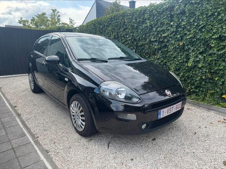 Fiat Punto evo 1.2 benzine 2013 5 deurs, Auto's, Fiat, Particulier, Punto, Benzine, Euro 5, Berline, 5 deurs, Zwart, Zwart, Stof