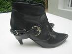 zwarte enkelbotjes, Kleding | Dames, Schoenen, Ophalen, Zo goed als nieuw