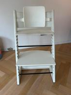 Trip trap kinderstoel wit, Kinderen en Baby's, Kinderstoelen, Ophalen, Gebruikt, Meegroeistoel