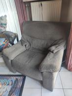 Stoffen zetel...donker, Huis en Inrichting, Ophalen, Gebruikt