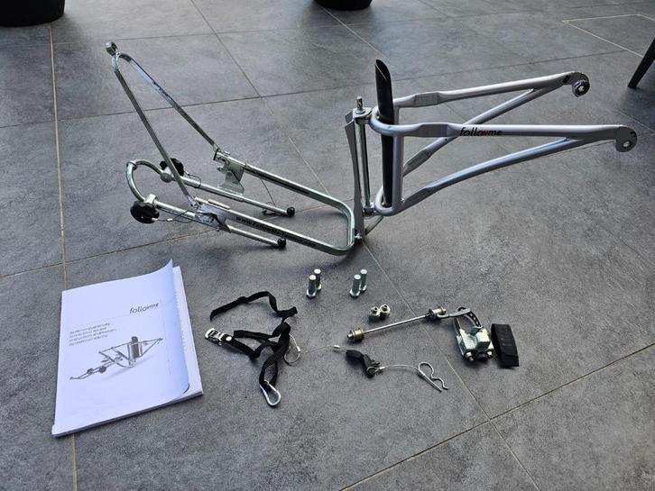 FollowMe Tandem, Fietsen en Brommers, Fietsaccessoires | Aanhangwagens en Karren, Gebruikt, Aanhangfiets, Opvouwbaar, Ophalen