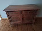 antieken kast met 2 lades en marmeren blad, Ophalen