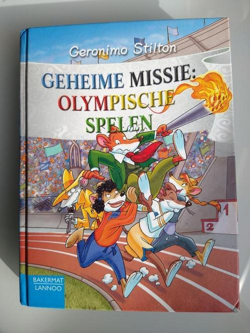 Geronimo Stilton - Geheime missie : Olympische Spelen, Livres, Livres pour enfants | Jeunesse | Moins de 10 ans, Comme neuf, Fiction général